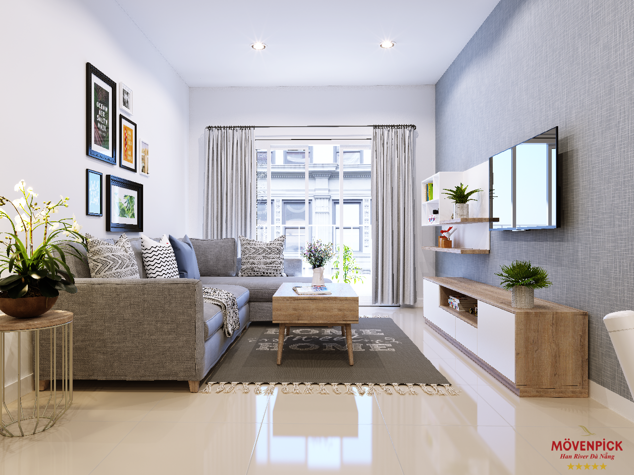 Thiết kế căn hộ chung cư Movenpick Đà Nẵng